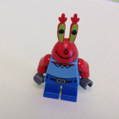 LEGO Minifigure-Mr. Krabs-SpongeBob SquarePants-BOB005-Creative Brick Builders